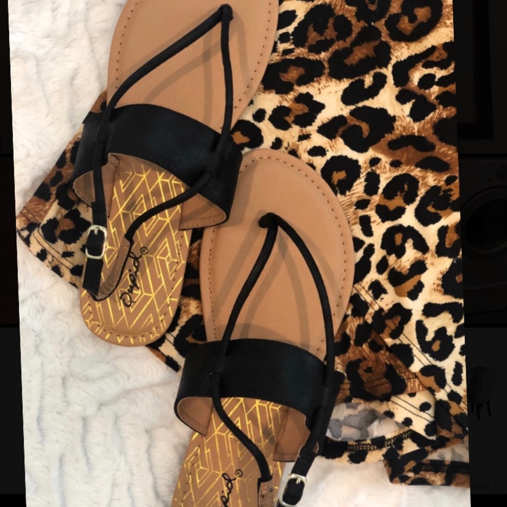 Black sandals